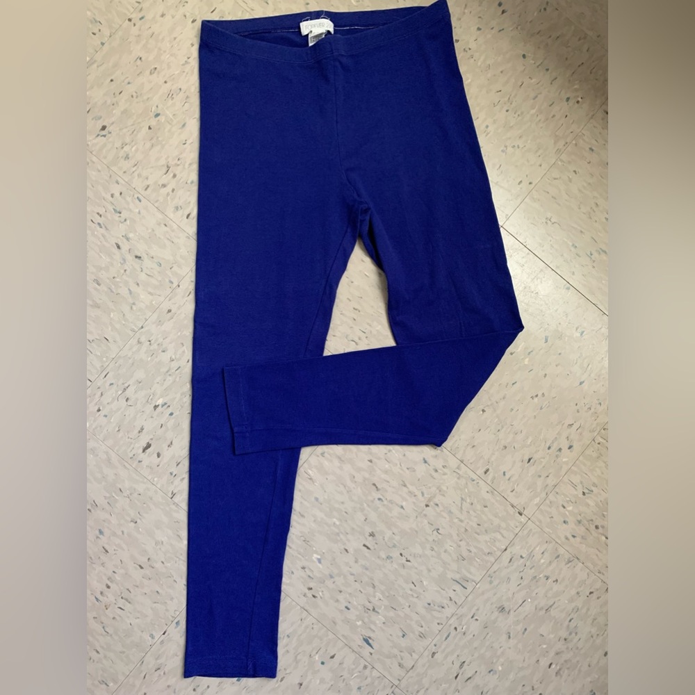 Gently worn | Forever 21 | Size: XL | Airy | Royal Blue legging